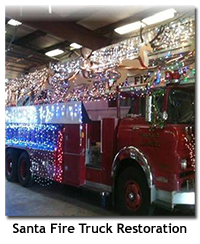 2015 Lodi Santa Fire Truck restoration fundraiser